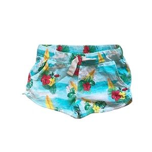 Zara tropical print shorts size 6